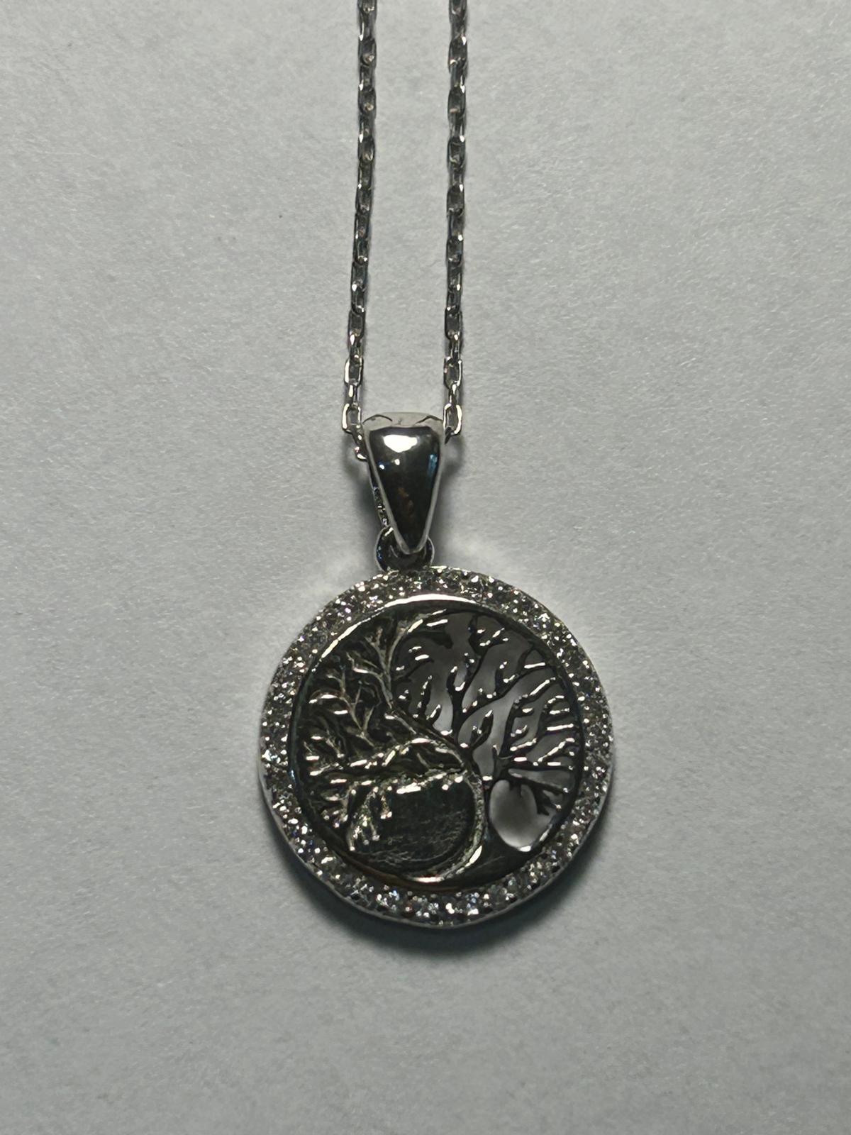 tree of life necklace 925 silver